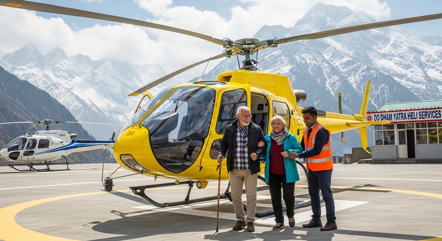 You are currently viewing Why Helicopter is the Best Option for Senior Citizens for Do DhamYatra