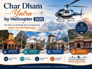 Read more about the article Char Dham Yatra by Helicopter 2026: The Most Comfortable Way to Experience India’s Sacred Pilgrimage